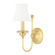Yorktown One Light Wall Sconce in Aged Brass (70|8711-AGB)