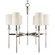 Amherst Six Light Chandelier in Polished Nickel (70|8516-PN)