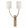 Colton Two Light Wall Sconce in Aged Brass (70|732-AGB)
