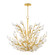 Tulip Nine Light Chandelier in Gold Leaf (70|7228-GL)