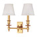 Ludlow Two Light Wall Sconce in Polished Brass (70|6802-PB)