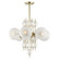 Calypso Six Light Chandelier in Aged Brass (70|6427-AGB)