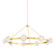 Barclay Nine Light Chandelier in Aged Brass (70|6150-AGB)
