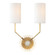 Borland Two Light Wall Sconce in Aged Brass (70|5512-AGB)