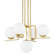 Tanner Five Light Chandelier in Aged Brass (70|5085-AGB)