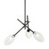 Alberton Three Light Chandelier in Black Brass (70|5031-BBR)