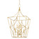 Green Point Eight Light Pendant in Gold Leaf (70|4825-GL)