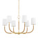 Webson Six Light Chandelier in Aged Brass (70|3534-AGB)