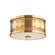 Gaines Two Light Flush Mount in Aged Brass (70|2202-AGB)