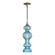 Pomfret One Light Pendant in Aged Brass (70|1600-AGB-BL)