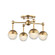 Boca LED Flush Mount in Aged Brass (70|1223F-AGB)