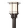 Tourou One Light Outdoor Post Mount in Coastal Dark Smoke (39|346011-SKT-77-GG0076)