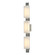 Oceanus Three Light Wall Sconce in Sterling (39|207697-SKT-85-GG0441)