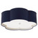 Bryce Four Light Flush Mount in French Navy and White (268|KS 4118NVY/WHT-FA) Bryce Four Light Flush Mount in French Navy and White (268|KS 4118NVY/WHT-FA)