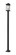 Portland One Light Outdoor Post Mounted Fixture in Black (224|531PHBXLS-536P-BK)