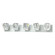 Gatsby Five Light Bath Sconce in Vintage Platinum (39|201323-SKT-82-CR)