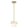Ellipse One Light Mini Pendant in Modern Brass (39|188200-SKT-MULT-86-GG0182)