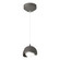 Brooklyn One Light Mini Pendant in Natural Iron (39|161183-SKT-STND-20-14-GG0711)