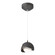 Brooklyn One Light Mini Pendant in Black (39|161183-SKT-STND-10-14-GG0711)