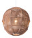 Florence One Light Ceiling Lamp in Brown (339|56094)