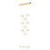 Abacus LED Pendant in Modern Brass (39|139057-LED-STND-86-GG0668)