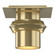 Twilight One Light Flush Mount in Modern Brass (39|124910-SKT-86)