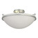 Simple Lines Three Light Semi-Flush Mount in Vintage Platinum (39|124304-SKT-82-GG0053)