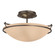 Simple Lines Two Light Semi-Flush Mount in Bronze (39|124302-SKT-05-SS0047)