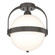 Atlas One Light Semi-Flush Mount in Dark Smoke (39|121380-SKT-07-GG0720)