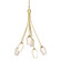 Flora Six Light Chandelier in Modern Brass (39|103043-SKT-86-GG0303)