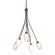 Flora Six Light Chandelier in Bronze (39|103043-SKT-05-GG0303)