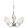 Flora Five Light Chandelier in Sterling (39|103040-SKT-85-GG0236)