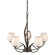 Flora Five Light Chandelier in Bronze (39|103040-SKT-05-GG0236)