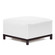 Patio Collection Replacement Slipcover for Ottoman in Atlantis White (204|Q902-944)