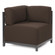 The Seascape Axis Corner Chair With Cover in Brown (204|KQ921T-462)