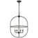 Desmond Cage Four Light Lantern in Aged Iron (268|CHC 2224AI)