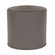 No Tip Cylinder Ottoman in Bella Pewter (204|851-225)