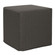 No Tip Block Ottoman in Sterling Charcoal (204|850-201)