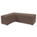 L Ottoman in Sterling Chocolate (204|836-202)