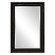 Queen Ann Mirror in Glossy Black (204|53081BL)