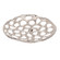 Nickel Plated Honeycomb Wall Art in Silver (204|51005)