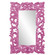 Augustus Mirror in Glossy Hot Pink (204|43130HP)