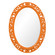 Suzanne Mirror in Glossy Orange (204|2123O)