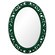 Suzanne Mirror in Glossy Hunter Green (204|2123HG)