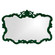 Talida Mirror in Glossy Hunter Green (204|21183HG)