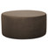 Universal Round 36``Round Ottoman With Slipcover in Bella Chocolate (204|132-220)