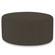 Universal Round 36``Round Ottoman With Slipcover in Sterling Charcoal (204|132-201)