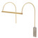 Ultra Slim-line LED Picture Light in Satin Brass (30|USLEDZ15-51)