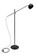 Orwell LED Floor Lamp in Black/Satin Nickel (30|OR700-BLKSN)