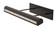 Classic Traditional LED Picture Light in Black with Polished Nickel (30|DTRLEDZ24-BLK/PN)